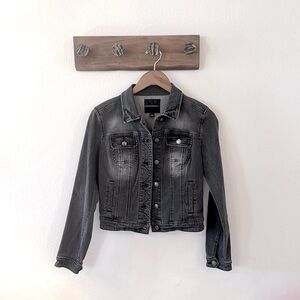Rock & Republic Faded Black Jean Jacket Women’s Size S